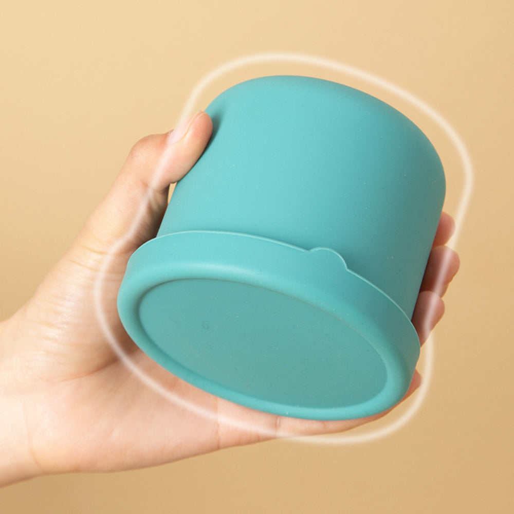 Läckagesäker silikon-bentolåda för barn – Fri från BPA och kemiska färger, tål mikrovågsugn och diskmaskin!