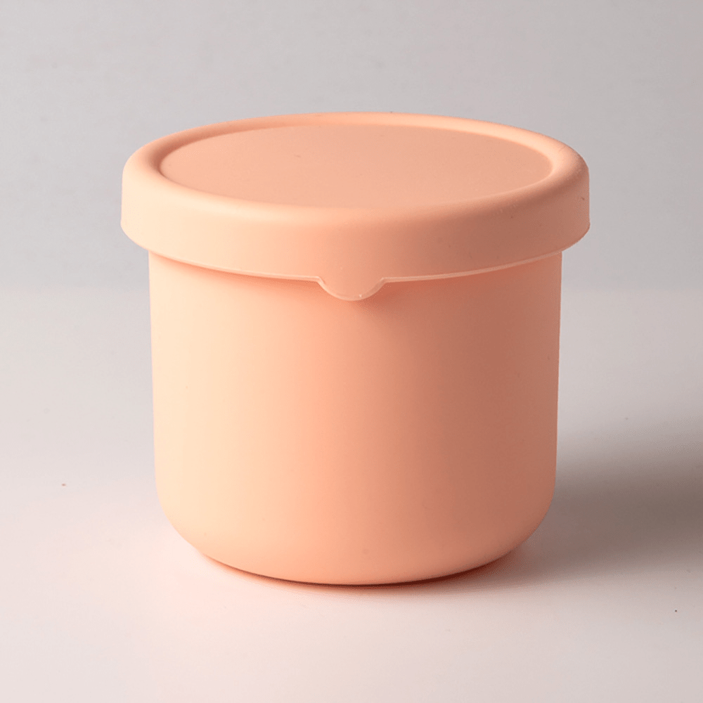 Läckagesäker silikon-bentolåda för barn – Fri från BPA och kemiska färger, tål mikrovågsugn och diskmaskin!