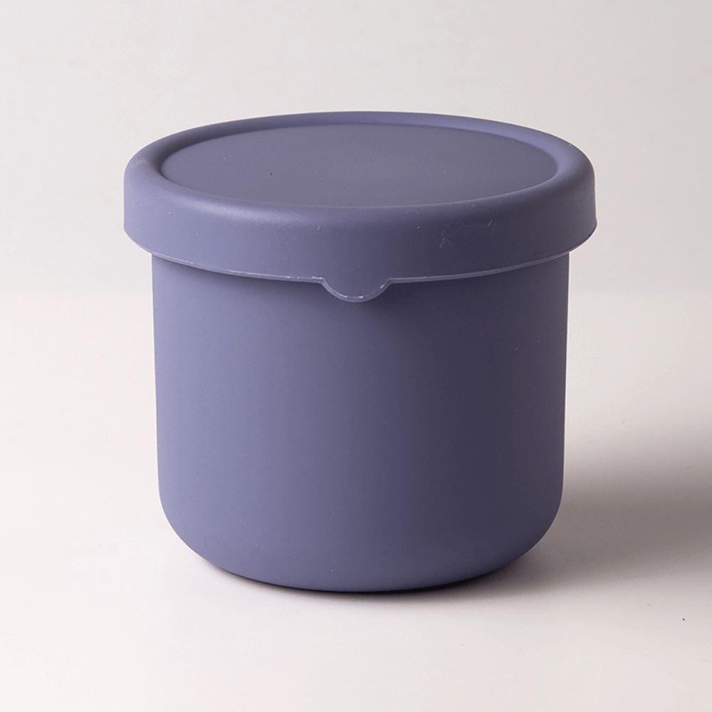 Läckagesäker silikon-bentolåda för barn – Fri från BPA och kemiska färger, tål mikrovågsugn och diskmaskin!