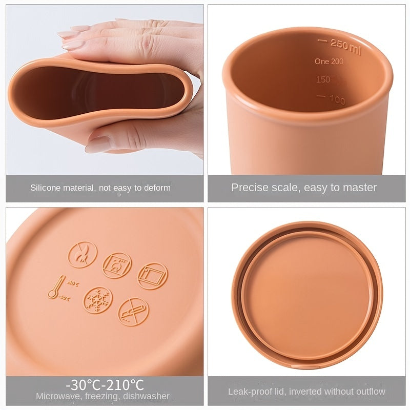 Läckagesäker silikon-bentolåda för barn – Fri från BPA och kemiska färger, tål mikrovågsugn och diskmaskin!